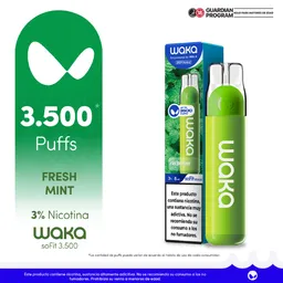 WAKA Vape SoFit 3500 Fresh Mint-3% 3500 puff