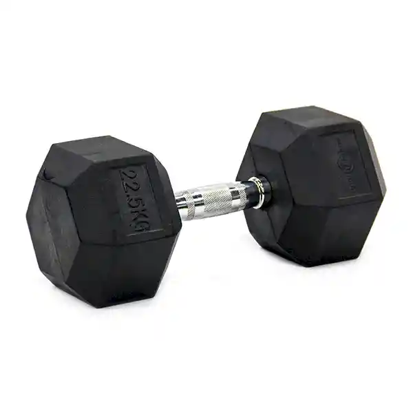 Mancuerna Encauchetada Hexagonales Pesas Fuerza 22.5kg 71164