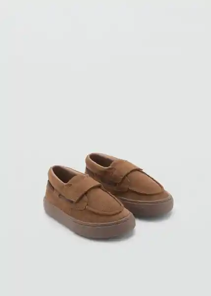 Zapatos Thiagob Chocolate Talla 21 Niños Mango