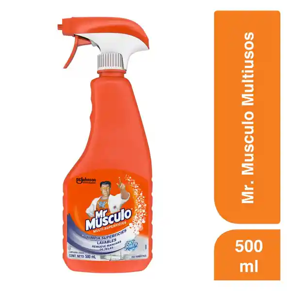 Mr Musculo Limpiador líquido multiusos gatillo, 500 ml