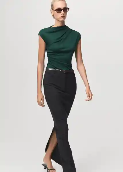 Camiseta Lei Botella Talla XS Mujer Mango