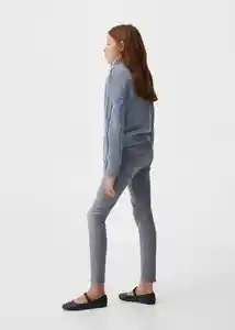 Jean Skinny5 Tejano Gris Talla 12 Niña Mango