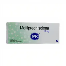 Metilprednisolona Mk Mk 16Mg X 10 Tabletas