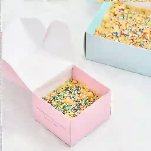 Porción pavé bday cake