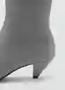Botines Luna Gris Talla 40 Mujer Mango