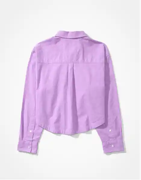 Camisa Mujer Morado Talla LARGE 400386060672 American Eagle