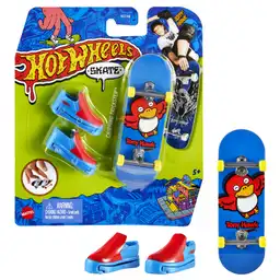 Hot Wheels Patineta Con Tenis de Skate