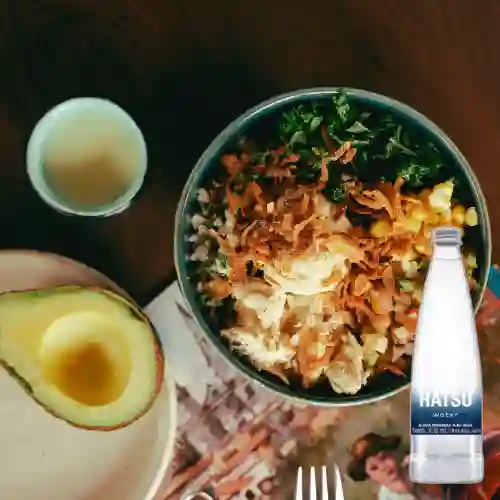 Combo Bowl Guac' a Toast + Agua Hatsu Sin Gas 300 ml