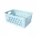 Cesta de Almacenamiento Pequeña Azul Miniso