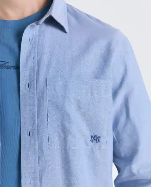 Camisa Hombre Azul Talla XXL 819G502_AZU184220 Americanino