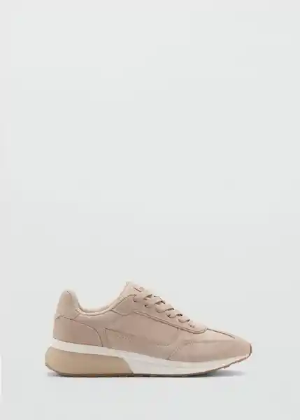 Zapatos Deportiva Rule Beige Talla 43 Hombre Mango