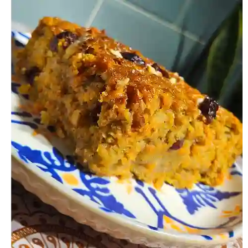 Porcion de Torta de Zanahoria