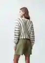 Suéter Tejido Mujer Crudo Abedul S 482G017 Naf Naf