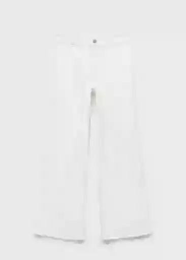 Jean Catherin Blanco Talla 32 Mujer Mango