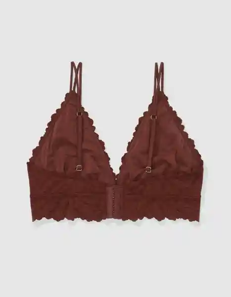 Bralette Aerie Vinotinto Talla Medium 4114677 American Eagle