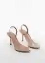 Sandalias Becky Nude Talla 37 Mujer Mango