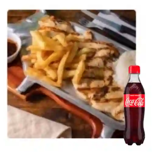 Combo Pechuga a la Parrilla +Cocacola Orig 400ml