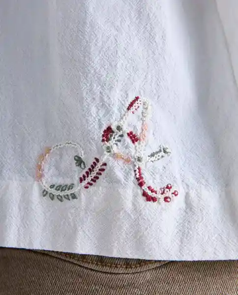 Camisa Mujer Crudo Talla S 619G003_CRU110105 Americanino