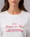 Camiseta Mujer Crudo Lana Claro Talla L 85386 Rifle