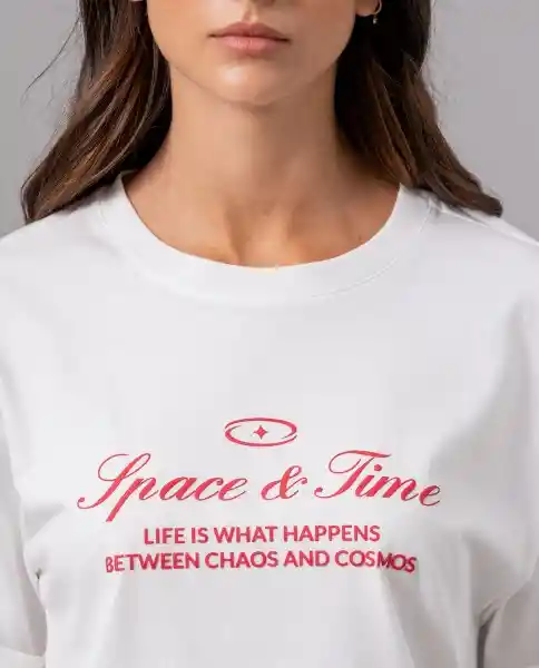 Camiseta Mujer Crudo Lana Claro Talla L 85386 Rifle