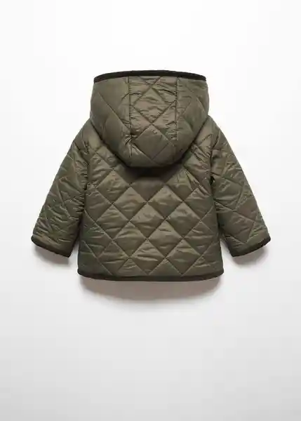 Abrigo Anorak Archie Khaki Talla 67 Niños Mango