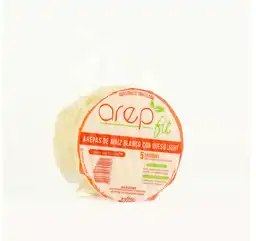 Arepfit Arepas de Maíz Blanco con Queso Light