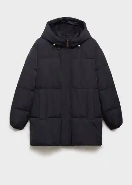 Chaqueta Anorak Campi Navy Talla L Hombre Mango