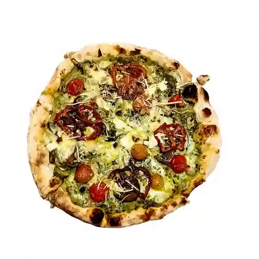 Pizza al pesto personal 24 cm