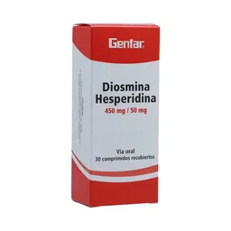 Genfar Diosmina Hesperidina (450 mg / 50 mg)