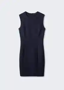 Vestido Paloma Marino Talla S Mujer Mango