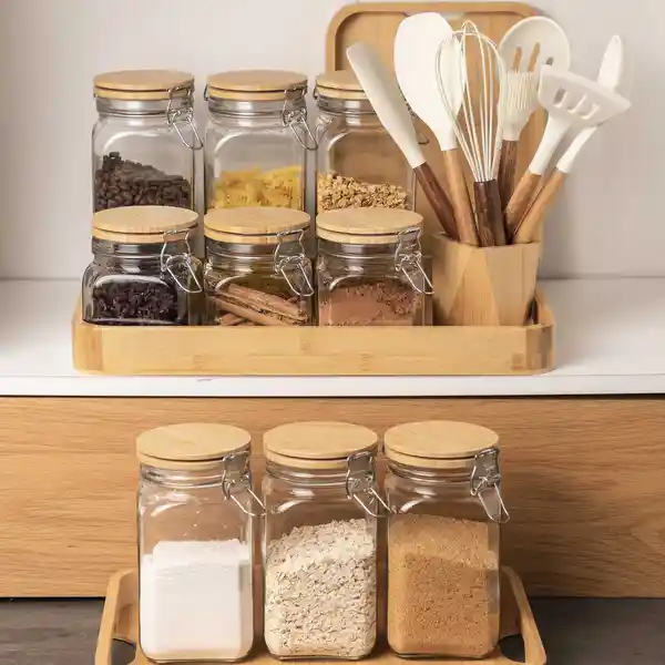 Batidor Silicona Acacia Blanco Ambiente Gourmet