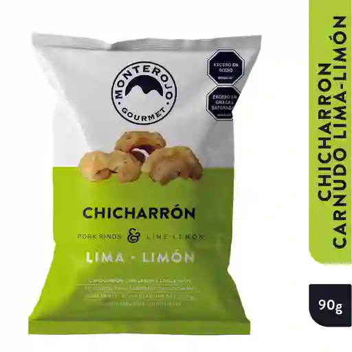 Monte Rojo Chicharrón Carnudo Lima Limón Club Colombia 90g