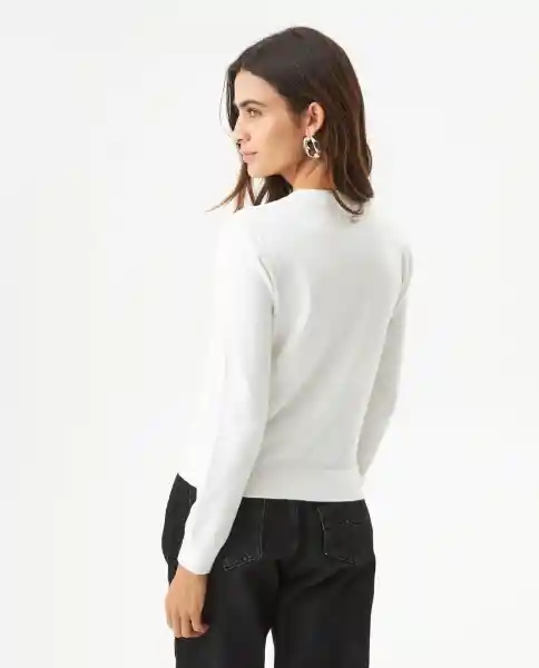 Suéter Shine Femenino Crudo Porcelana Claro Talla M Chevignon