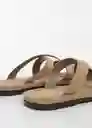 Sandalias Romanbog Arena Talla 46 Hombre Mango