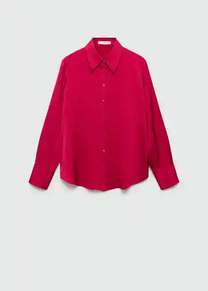 Camisa Ideale Fucsia Talla S Mujer Mango