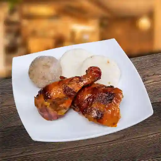 1/4 Pollo Al Carbón