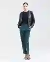 Pantalón Sartorial Verde Nafta Ultra Oscuro 8 Chevignon