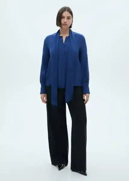 Blusa Noemi Misterio Talla XS Mujer Mango