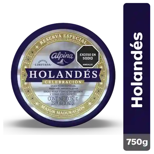 Queso Holandés Alpina Celebración 750 g