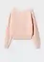 Saco Jersey Rey Rosa Pastel Talla S Mujer Mango