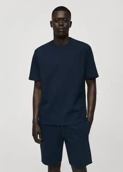 Pijama Pack Sleep Navy Talla L Hombre Mango