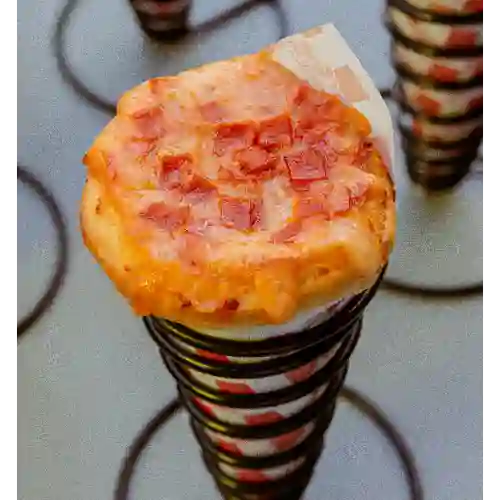 Cono Pizza Jamón y Queso