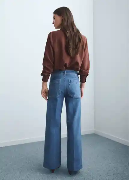 Jean Jessie Tejano Medio Talla 32 Mujer Mango