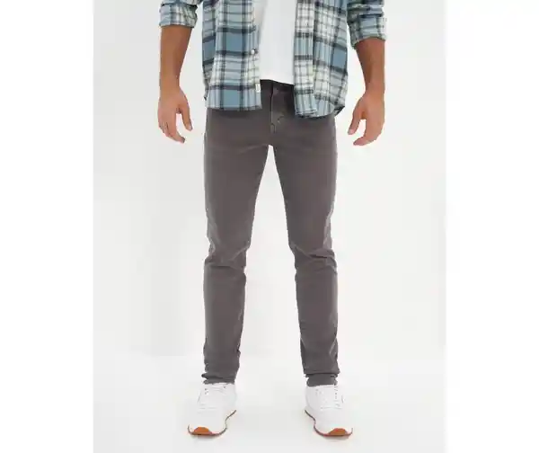 Jean Slim Hombre Gris Talla 31 x 32 American Eagle