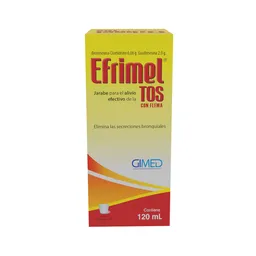 Efrimel Tos Adulto (bromhexina/guayacolato) Jarabe Frasco