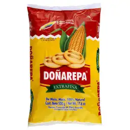 Doñarepa Harina Extrafina de Maíz Amarillo