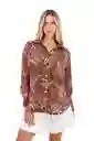 Camisa Boyfriend Haven Palmeras C XS Mercedes Campuzano