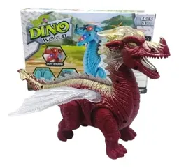 dinosaurio Dragón juguete con luz sonido y movimiento