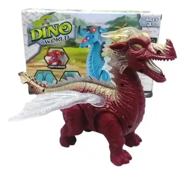 dinosaurio Dragón juguete con luz sonido y movimiento