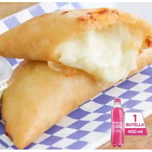 Combo Empanada Queso + Postobón Manzana 400 ml